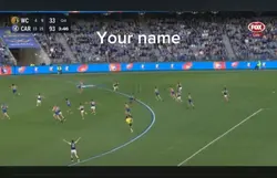 AFL cold mark 