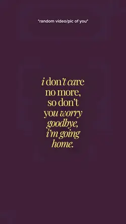 going home