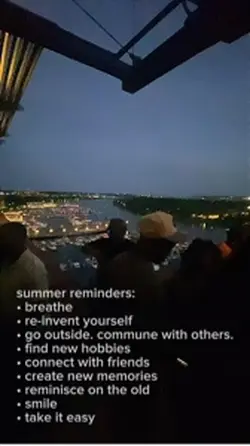 summer reminders 🌃