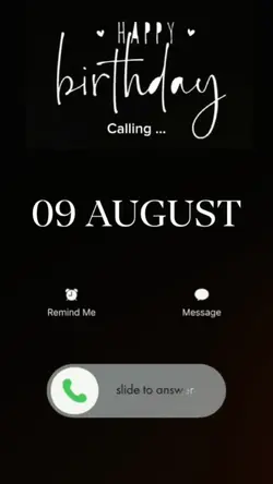 HBD 09 AUGUST