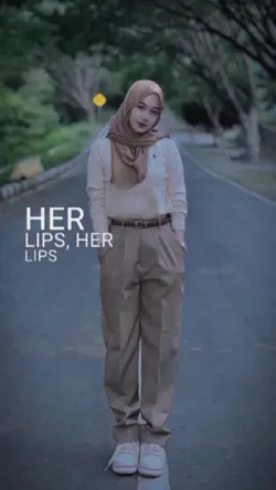 her lips