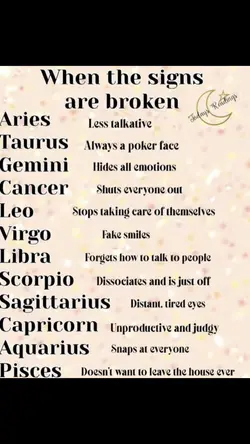 Broken signs