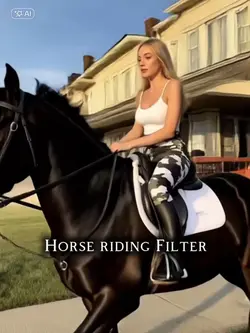 Horse riding filter