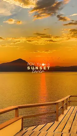 POV: Sunset
