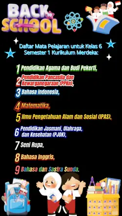 Mata Pelajaran Kls 6