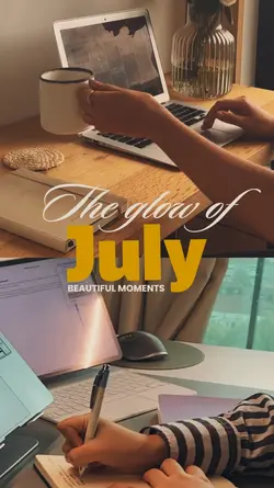 the glow of july