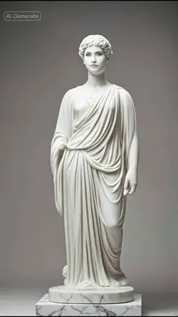 Marble statue AI