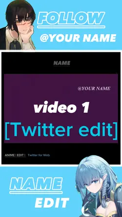 Twitter edit | video