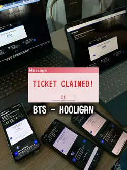 BTS CONCERT TICKET