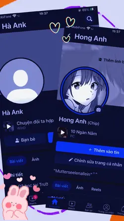 Mẫu 2 ảnh wall fb