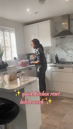 Quick kitchen reset 
