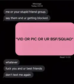 me or ur bestfriend