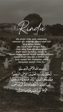 rindu yg pergi