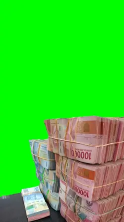 with money  