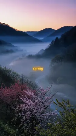 the theme is spring