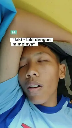 laki² kalau tidur 