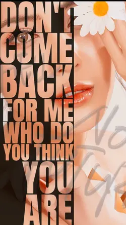 don't come back
