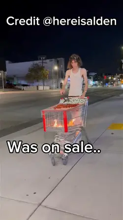 Charcoal was on sale
