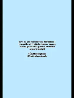 è tutto sbagliato