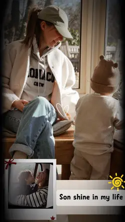 mom and son