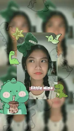 Frame cute dino