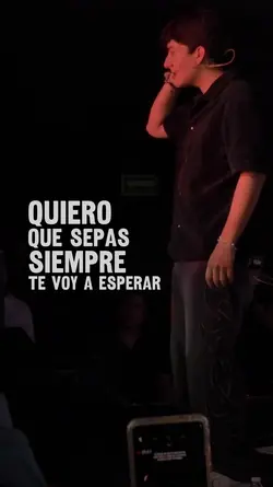 Te voy a esperar...