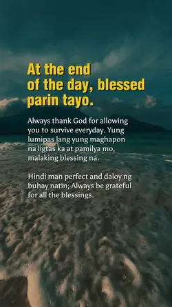 Blessed parin tayo.