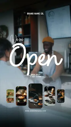 WE ARE OPEN INTRO