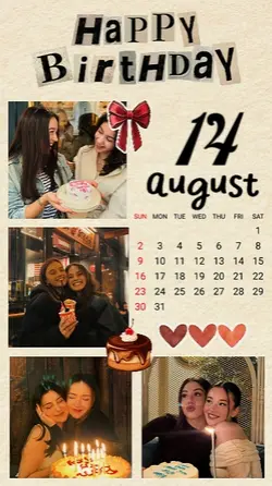 Birthday 14 August 