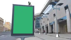 billboard green scre
