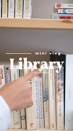 Library mini vlog
