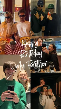 Birthday my brother