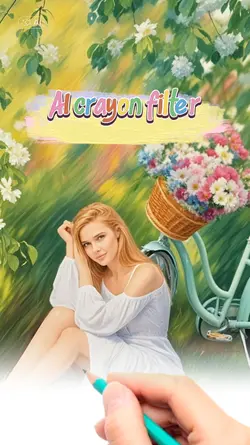 AI crayon filter