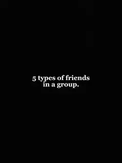5 types of friends