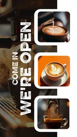WE’RE OPEN