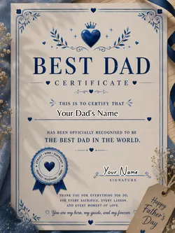 father's certificate