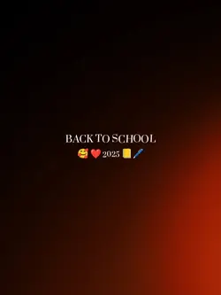 BACK TO SCHOOL