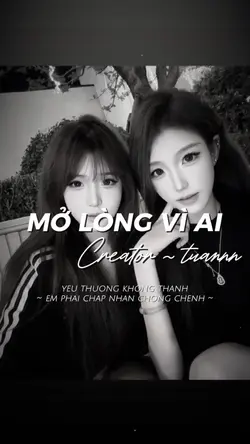 Mở lòng vì ai
