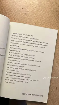 Selepas bapak pulang