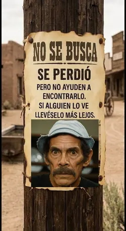 no se busca perdido 