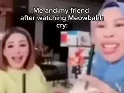 Two girls laughing 