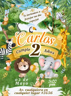 Invitación selva