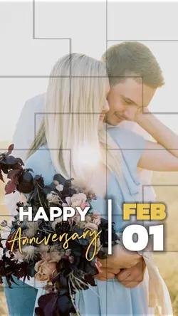 Happy anniv 1 feb