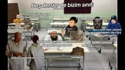 Boş derslerde sınıf: