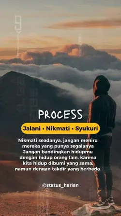 PROSES ITU PENTING