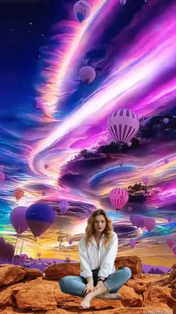 Langit versi duduk