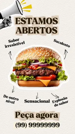 Divulgação lanche