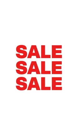 Sale promotion ad