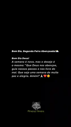 Bom Dia, Segunda 
