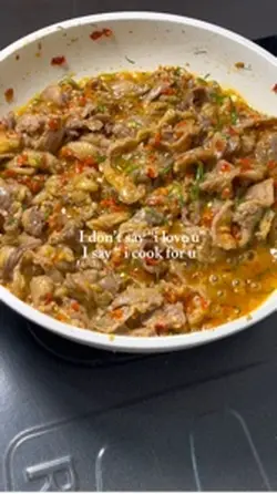 I say i cook for u